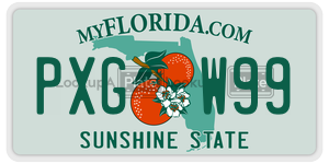 PXGW99  license plate in FL