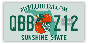 QBBZ12  license plate in FL