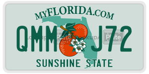 QMMJ72 license plate in Florida
