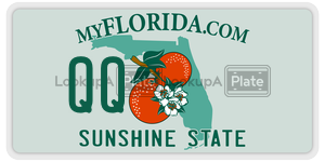 QQ license plate in Florida