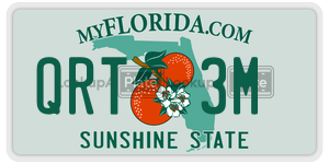 QRT3M  license plate in FL