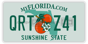 QRTZ41 license plate in Florida