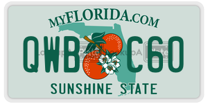 QWBC60  license plate in FL