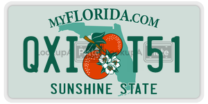 QXIT51  license plate in FL
