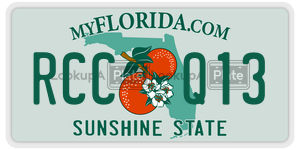 RCCQ13  license plate in FL