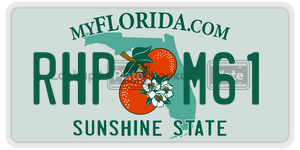 RHPM61  license plate in FL