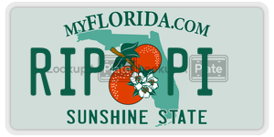 RIPPI  license plate in FL