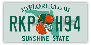 RKPH94  license plate in FL