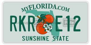 RKRE12  license plate in FL