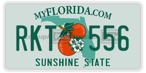 RKT556 license plate in Florida