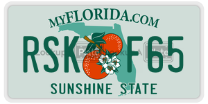 RSKF65  license plate in FL