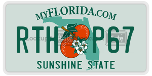 RTHP67  license plate in FL