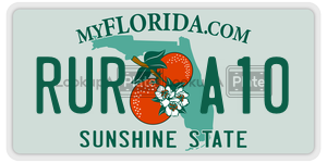 RURA10  license plate in FL
