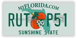 RUTP51  license plate in FL