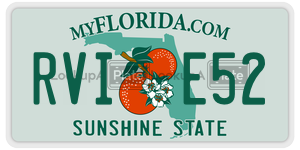 RVIE52  license plate in FL