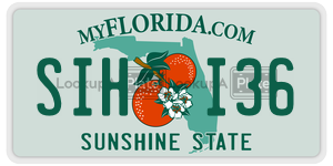 SIHI36 license plate in Florida
