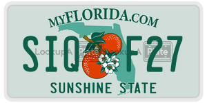 SIQF27 license plate in Florida