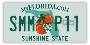 SMMP11  license plate in FL