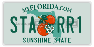 STARR1 license plate in Florida
