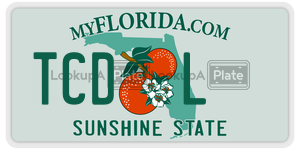 TCDL  license plate in FL