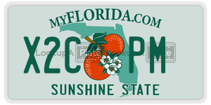 X2CPM  license plate in FL