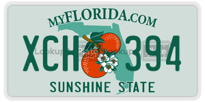 XCH394  license plate in FL