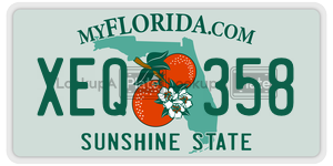 XEQ358  license plate in FL