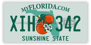 XIH342  license plate in FL