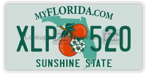 XLP520  license plate in FL