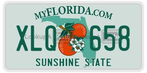 XLQ658  license plate in FL