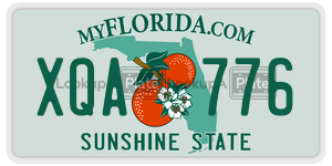 XQA776  license plate in FL