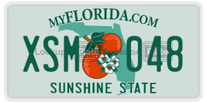 XSM048  license plate in FL