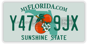 Y479JX  license plate in FL