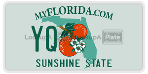 YQ  license plate in FL