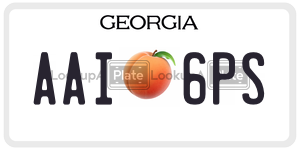 AAI6PS  license plate in GA