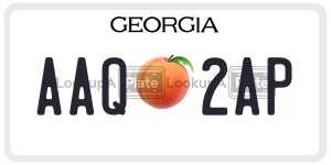 AAQ2AP  license plate in GA