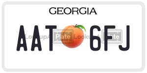 AAT6FJ  license plate in GA