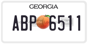 ABP6511  license plate in GA