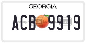ACB9919 license plate in Georgia