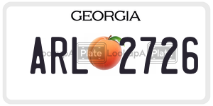 ARL2726  license plate in GA