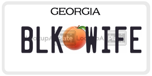 BLKWIFE  license plate in GA