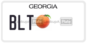 BLT license plate in Georgia