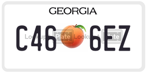 C466EZ  license plate in GA
