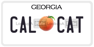 CALCAT  license plate in GA