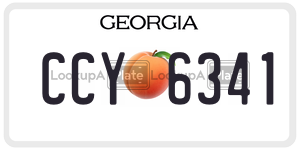 CCY6341  license plate in GA