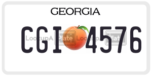 CGI4576  license plate in GA