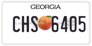 CHS6405  license plate in GA