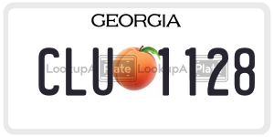 CLU1128  license plate in GA