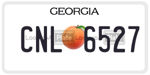 CNL6527  license plate in GA