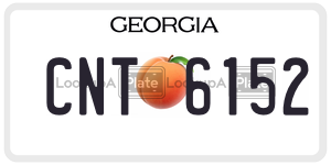 CNT6152  license plate in GA